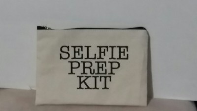 ''SELFIE PREP KIT'' 8X10 INCH POUCH