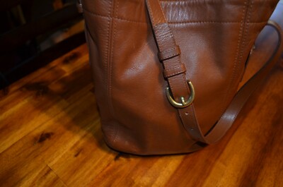 Vintage Coach Brown Leather Bag 4156 | eBay