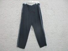 Tommy Hilfiger Pants Large Adult Navy Blue Joggers Pockets Stretch Logo Womens L