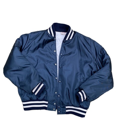 VTG 80s Birdie Blank Satin Bomber 