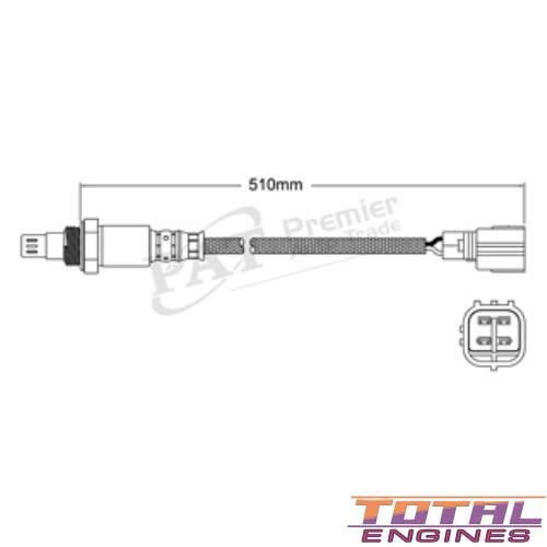 Denso Oxygen Lambda Sensor fits Toyota Previa ACR30R 2.4L 4Cyl 2AZ-FE - Picture 2 of 2