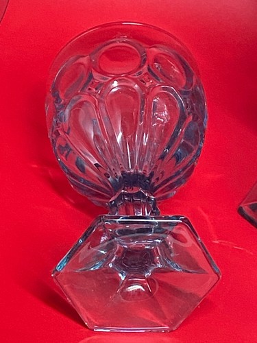 Set of 6 Vintage Fostoria Moonstone Light Blue Wine or Water Glass/Goblet - Picture 5 of 5
