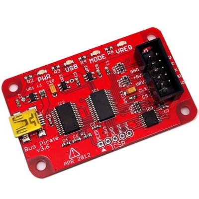 1PC  1 Wire I2C SPI JTAG etc Bus Pirate v3 Universal serial interface
