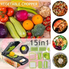 15-in-1 Multi-Tool Chopper & Slicer for Veget...