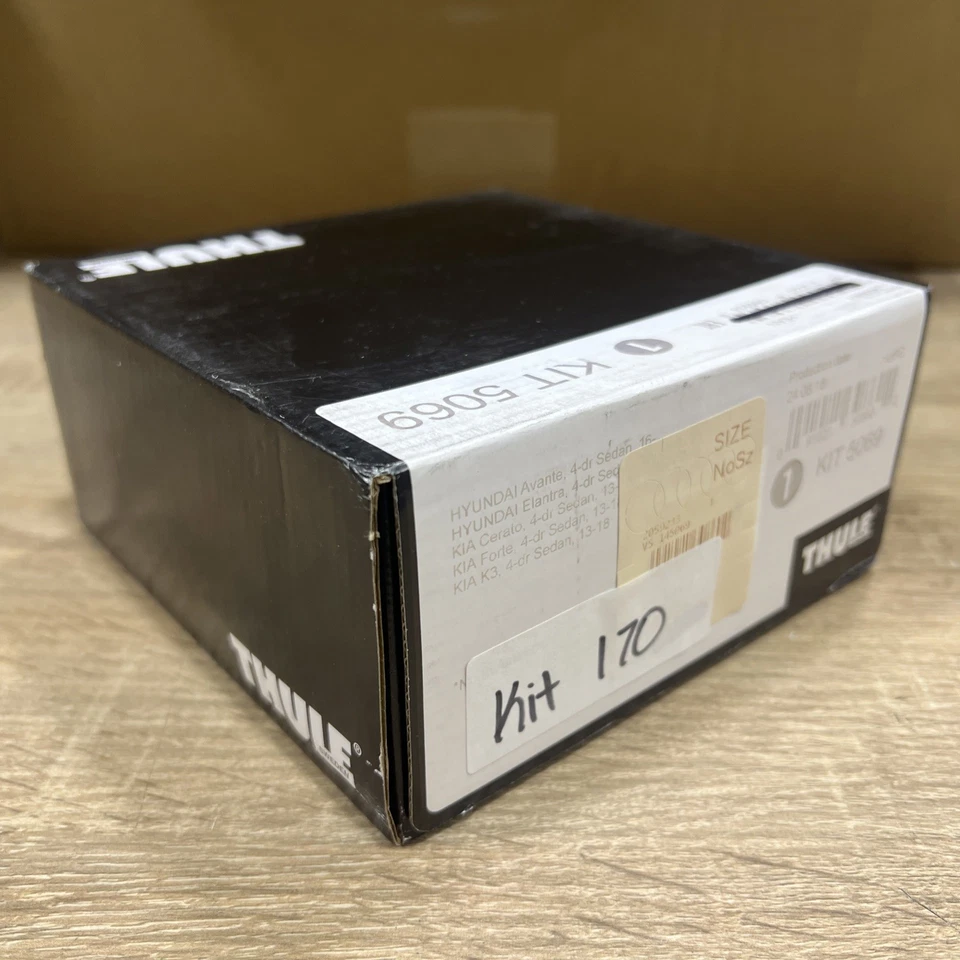 Kit de ajuste de sistema de portaequipajes de techo Thule 5069 (paquete de 4) para Hyundai Elantra KIT170 2017-20 Foto 2 de 4