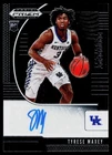 2020 Panini Prizm Draft Picks #PA-TM Tyrese Maxey Rookie Autograph