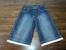 Southpole Y2K baggy blue denim jorts Double Layer Size 34 Long 2000 s Jean Short