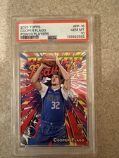 2025-26 Topps - Power Players Cooper Flagg #PP-16 (RC)  PSA 10