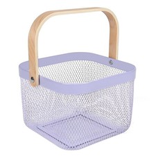 Metal Mesh Steel Basket, Storage Organizer Basket Multi-functional Hanging Ki...