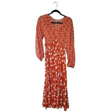 Diane Von Frustenberg x Target Orange Floral Maxi