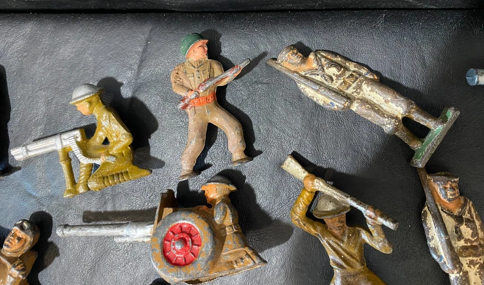 Manoil Barclay army men metal figure military soldier soldiers infantry ww1 - Image 4 of 4