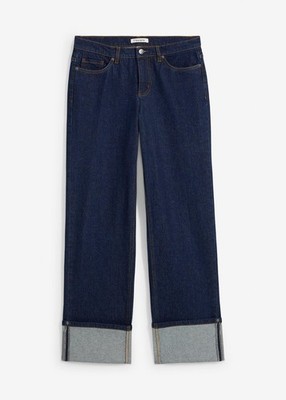 Straight Jeans Mid Waist full length Gr. 54 Deepblue Denim Damenjeans Neu*
