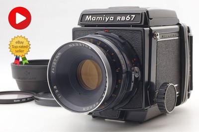 N MINT w/Hood] Mamiya RB67 Pro 127mm F/3.8 Lens 120 Back Film