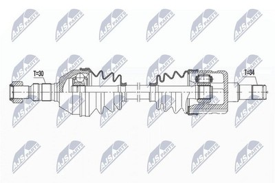 Genuine NTY Drive Shaft NPW-PL-113 for Saab