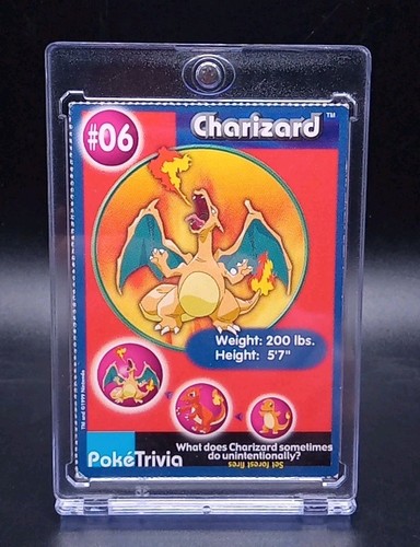 Vintage 1999 Charizard Burger King BK Promo #06 Pokemon Karte