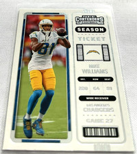 2022 Panini Contenders Football Mike Williams Los Angeles Chargers Season Ticket