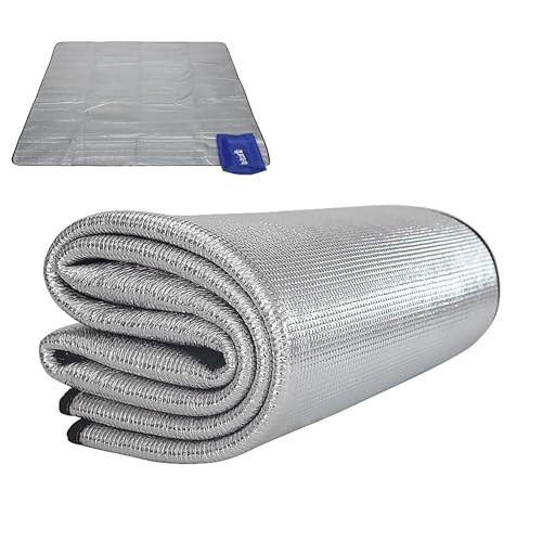 Foam Foil Blanket Lightweight Camping Mat Outdoor Roll-up Portable Waterproof - Picture 2 of 7