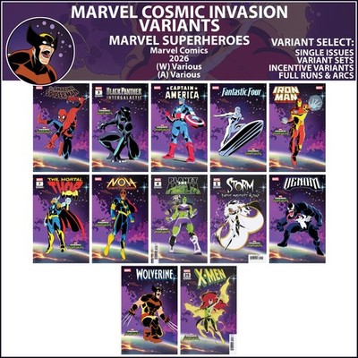 Marvel Cosmic Invasion Variants (2026) Marvel Comics COVER SELECT