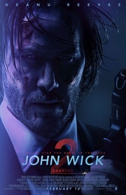 JOHN WICK CHAPTER 2 MOVIE POSTER 2 Sided ORIGINAL FINAL 27x40 KEANU REEVES