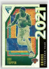 2020-21 Panini Flux #23 Obi Toppin Freshman Year Silver ☘️036