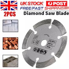 2X 3 Inch 75mm Angle Grinder Saw Blade Cutting Disc for Wood, Plastic, Metal UK