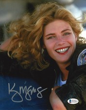 KELLY MCGILLIS SIGNED 'TOP GUN' 8x10 MOVIE PHOTO CHARLIE ACTRESS 5 BECKETT COA