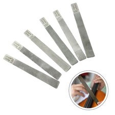 6Pcs Guitar Nut Files for Luthier Repair Stainless Steel Fret Crowning Tool Set