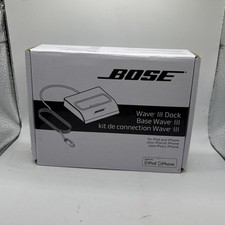 Bose Wave 3 III Dock For iPod iPhone Silver  Boxed New Never Used