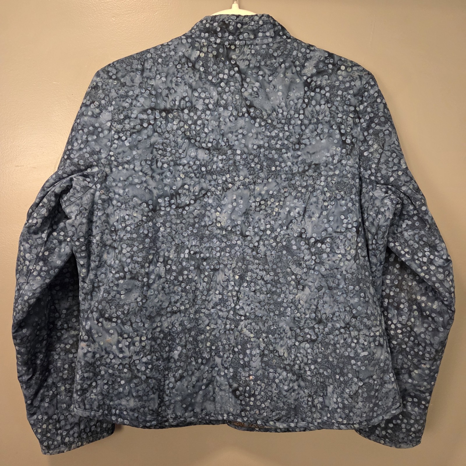 Handmade Batik Reversible Button Up Jacket Wearab… - image 3