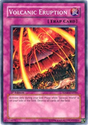 Volcanic Eruption - SD09-EN030 - Common - 1st Edition - Damaged