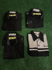 Lexus Men s Mechanic 4 Red Kap Button Up Long Sleeve Shirt Size-SMALL-LS.