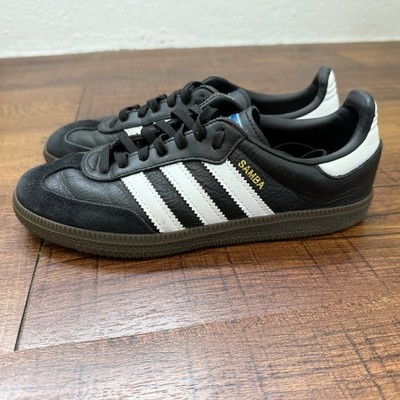 adidas Samba OG C Kids Preschool Shoe Size 3 Core Black White Gum IE3678