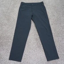 Lululemon Pants Mens 34 Black ABC Commission Slim Fit Chino Ventlight Tech 34x30