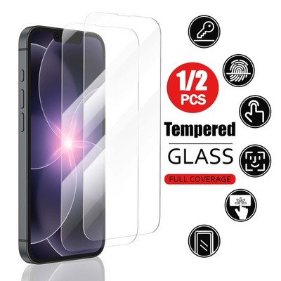 1/2PACK For iPhone 16e/17e XTempered Glass Screen Protector 9H Hardness
