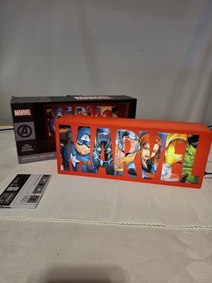 Marvel Avengers Logo Licht | 2 Licht Modi |  
