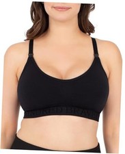 Sublime Nursing Sports Bras for Medium Regular Cup Sizes B-D Black