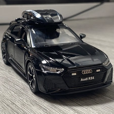 1:32 Audi RS6 Avant Wagon Aleación Metal Diecast Modelo Coche Sonido y Luz Pull Bac