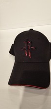 Houston Rockets New Era 39THIRTY Hat BLACK / RED Logo L/XL NBA Cap  HARD 2 FIND!