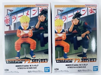 Naruto 72 Serie Ichiraku Ramen Figur Naruto & Iruka Banpresto Authentic Japan