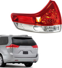 2011-14 Toyota Sienna Left Driver Side Tail Light Assembly Compatible Replacemen