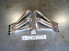 Chevy Sbc 327 350 Boom Tube Header Zoomie Header For Sprints Stainless Steel Chevy Sbc 327 350 Boom Tube Header Zoomie Header For Sprints Stainless Steel