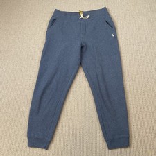 Polo Ralph Lauren Boys XL Jogger Pants Drawstring Elastic Waist Logo Blue