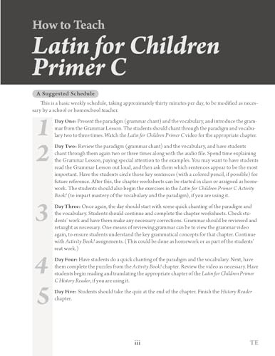 Latin for Children: Primer C Answer..., Perrin, Christo