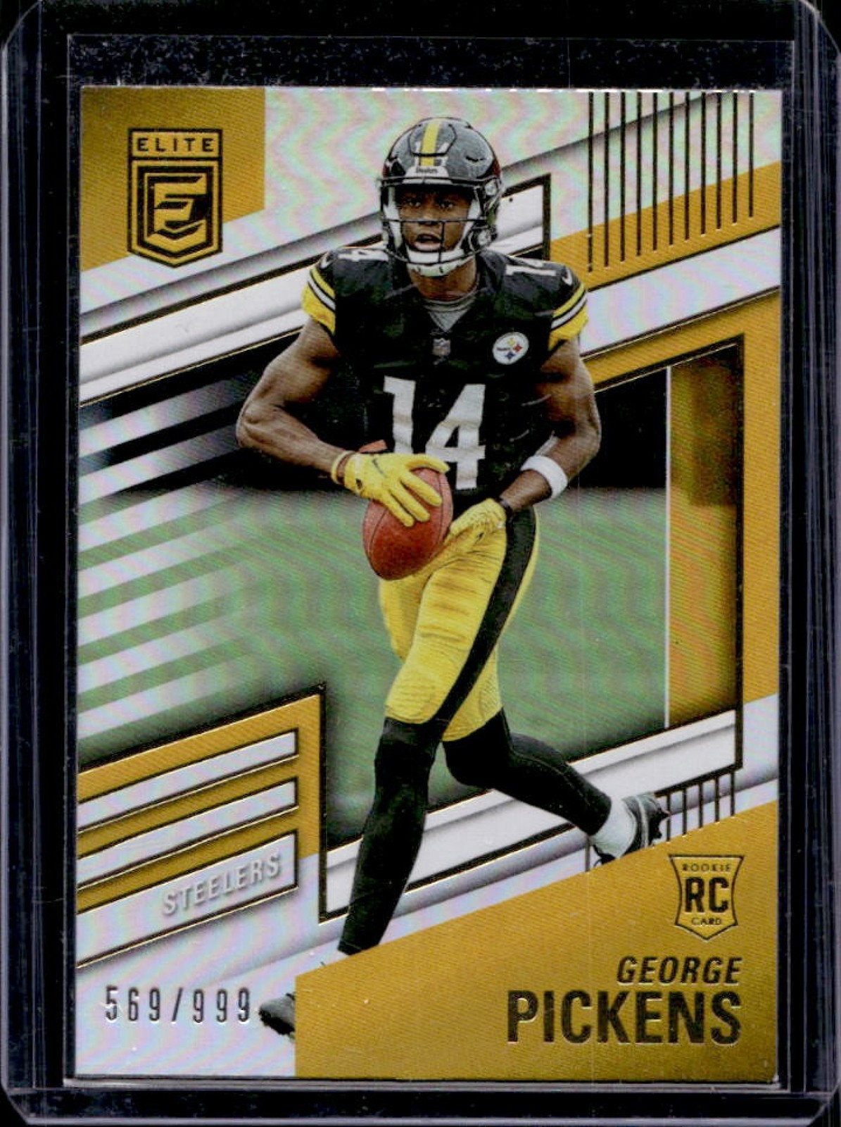 2022 Donruss Elite George Pickens RC Rookie #569/999 Steelers