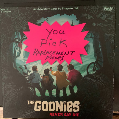 GOONIES  Never Say Die  YOU PICK  Tokens  / Cards  Game Replacements 2021  Funko