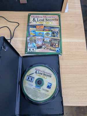 O2 HIdden Mysteries and Lost Secrets Mega PC DVD ROm 10 games!