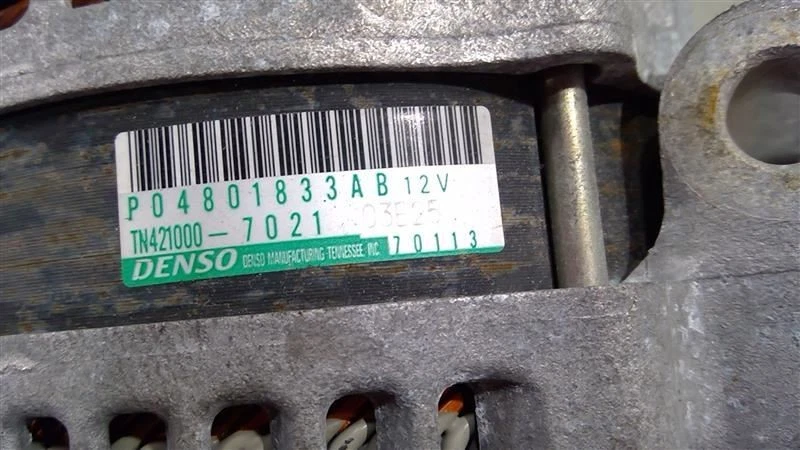 Cargador Dodge 2020-2022 generador alternador OEM 04801833AB Foto 2 de 4