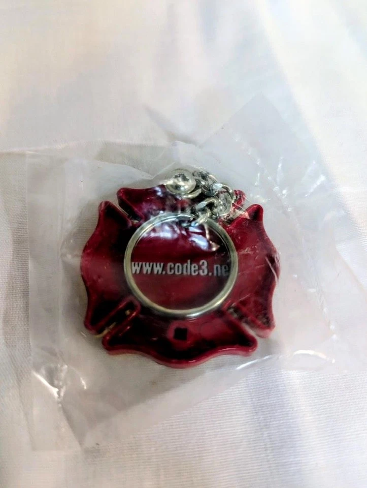 Vintage Code 3 Key Chain City of Los Angeles key chain New in bag - Image 2 of 2