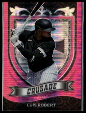 2021 Panini Chronicles #21 Luis Robert Crusade Pink Pulsar