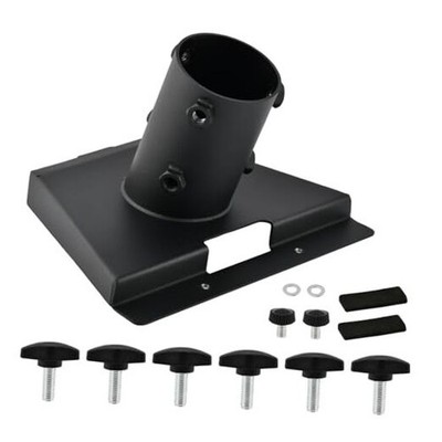 Star-Link Gen 3 Pipe Adapter - Fixed Position Pole Mount Adapter - Black